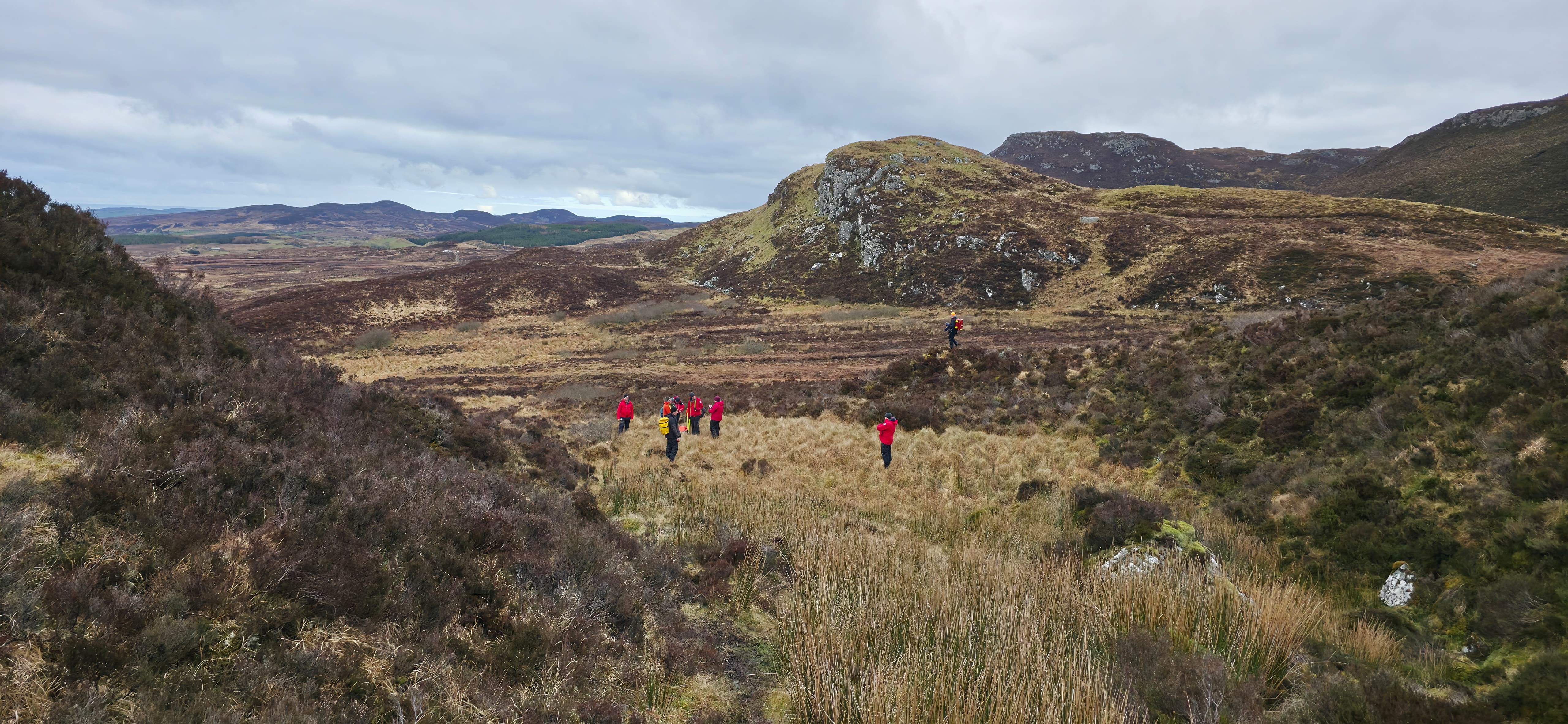Donegal Mountain Rescue team conducting training exercises
